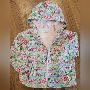 Hanna Andersson light jacket anorak size 100 (US size 4) flowers